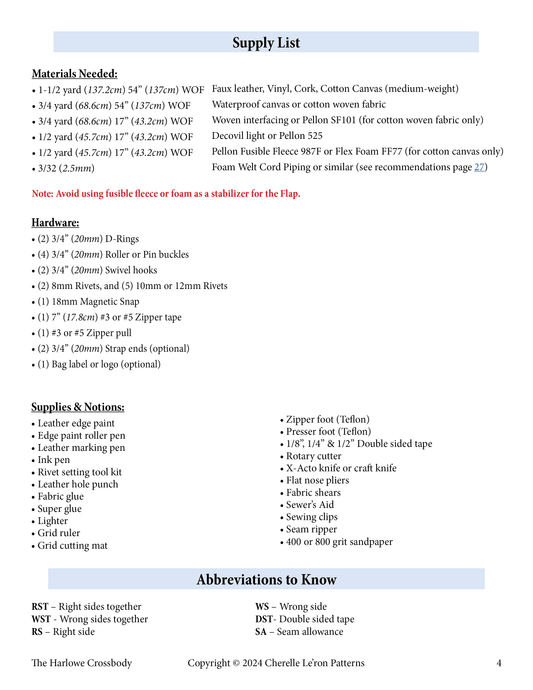 The Harlowe Crossbody (SVG, Projector Files & Video Included)