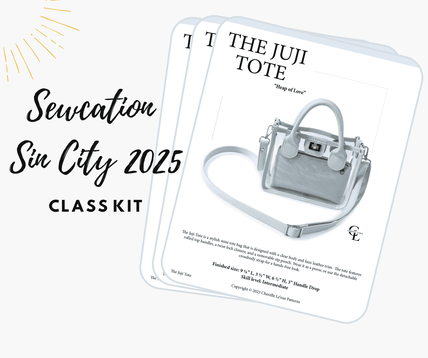 The Juji Tote Class Kit for Sewcation Sin City 2025