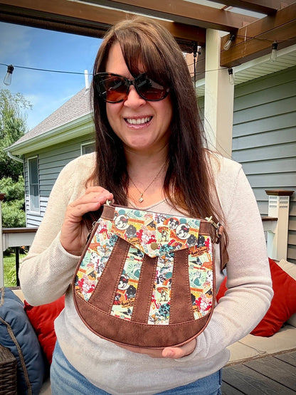 Tatum Crossbody PDF Sewing Pattern (SVG Files, Instructions & Video Tutorial Included)