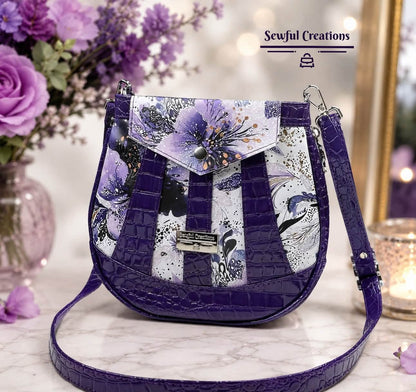 Tatum Crossbody PDF Sewing Pattern (SVG Files, Instructions & Video Tutorial Included)
