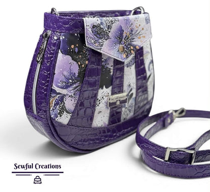 Tatum Crossbody PDF Sewing Pattern (SVG Files, Instructions & Video Tutorial Included)