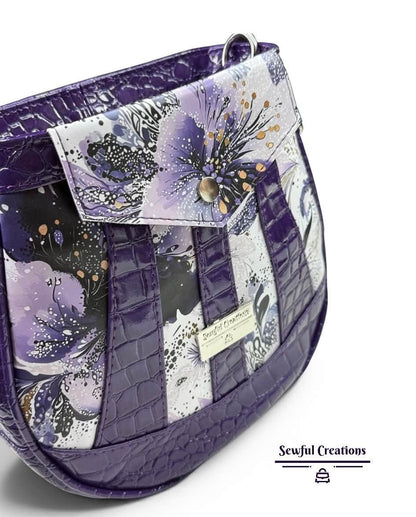 Tatum Crossbody PDF Sewing Pattern (SVG Files, Instructions & Video Tutorial Included)
