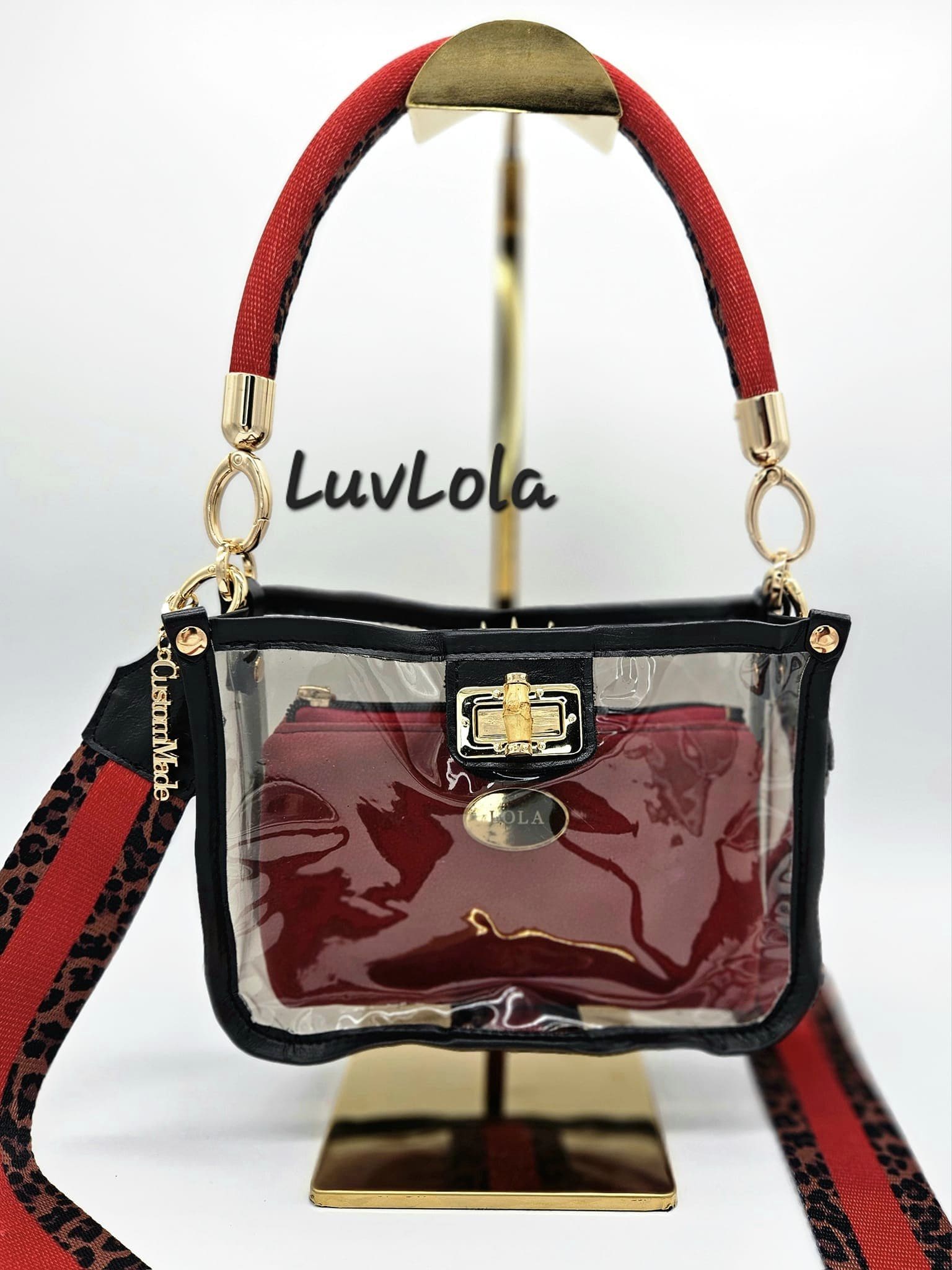 Handbag Murah - LV CLASSIC SHOPPING BEG TRANSPARENT JELLY