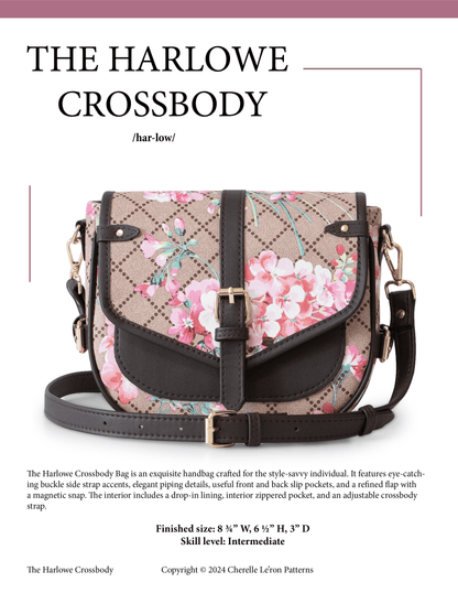 The Harlowe Crossbody (SVG, Projector Files & Video Included)